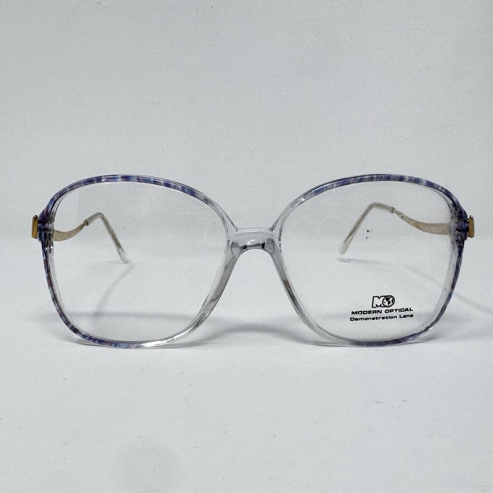 Modern Optical Martha Blue Clear Vintage Eyeglass Frames 54-15-130 New